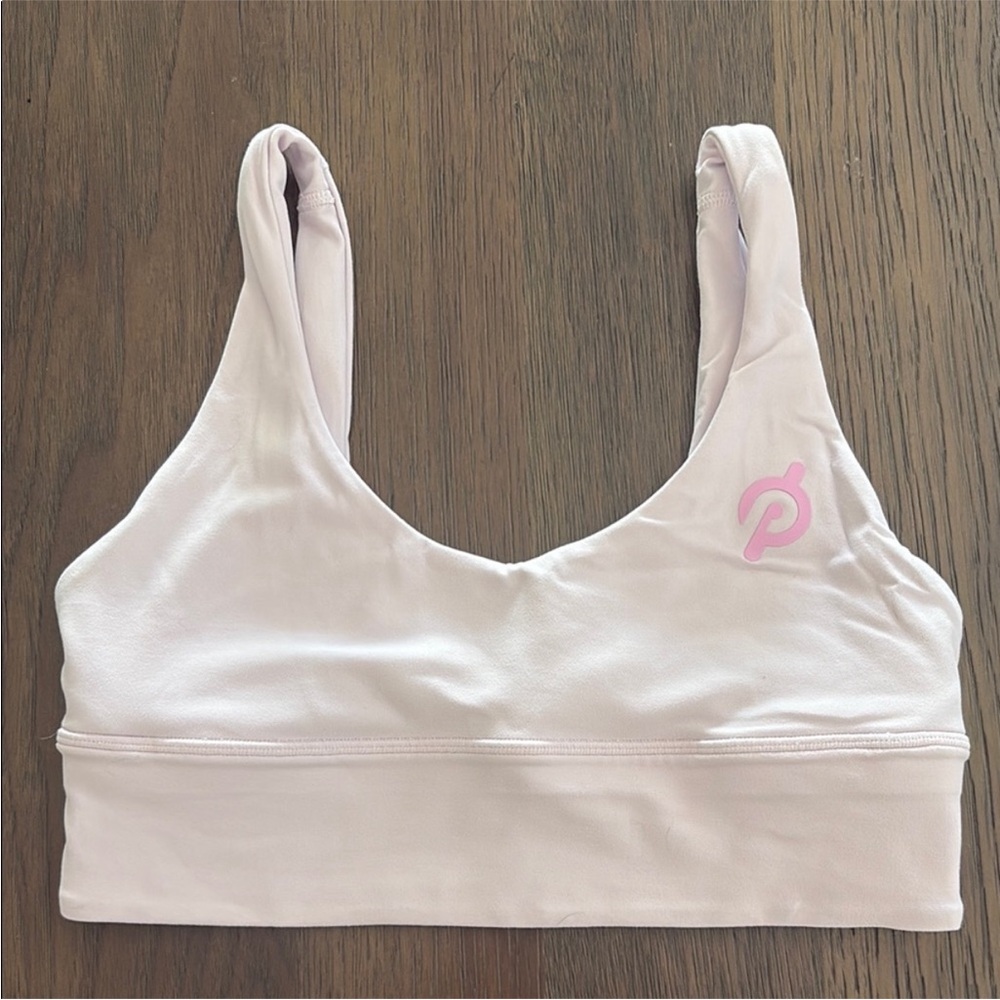 Peloton Light Pink Sports Bra